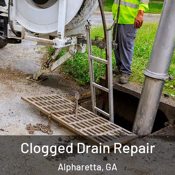  Clogged Drain Repair Alpharetta, GA