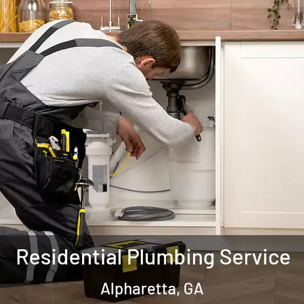  Residential Plumbing Service Alpharetta, GA